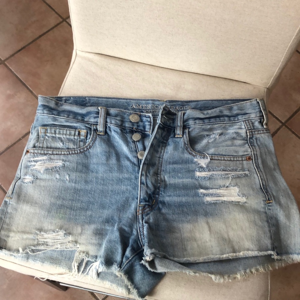 Denim shorts